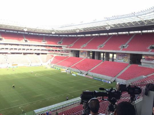 Torcidas do Náutico e do Santa Cruz se mostraram bastante confiantes no resultado positivo antes do apito inicial da partida