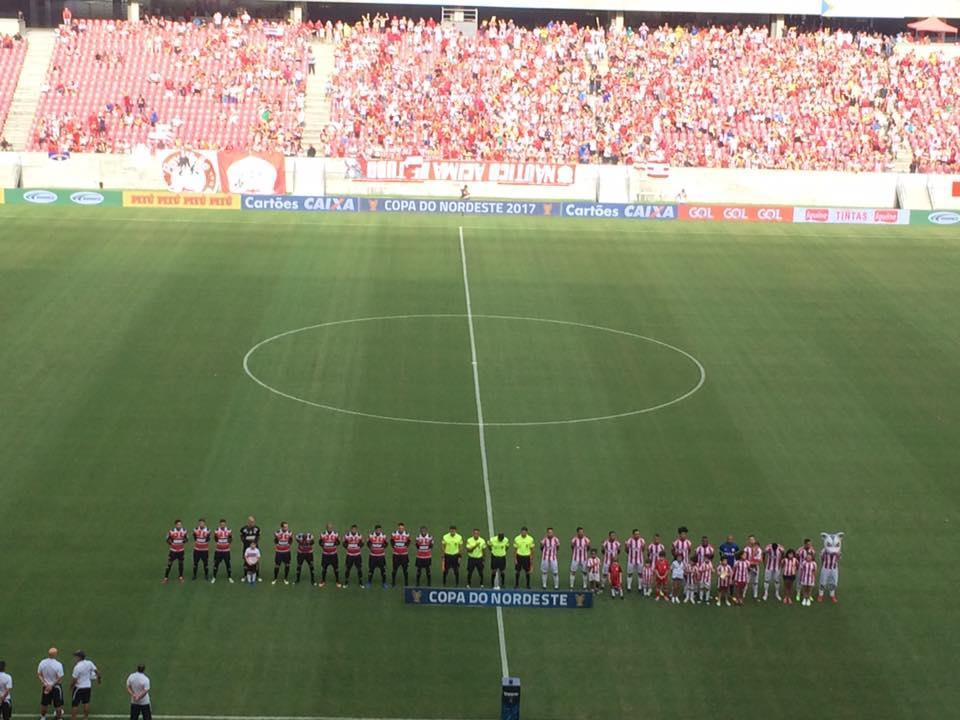 Torcidas do Nutico e do Santa Cruz se mostraram bastante confiantes no resultado positivo antes do apito inicial da partida