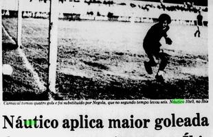 Nutico 10 x 0 bis - Em 4 de outubro de 1978, o Nutico repetiu outra goleada impiedosa em cima do bis. Poucos sortudos, no entanto, tiveram a chance de ver os gols nos Aflitos: apenas 590 pagantes.
