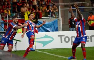 Edigar Junio comemora gol decisivo da vitria do Bahia sobre o Sport