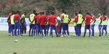 Timbu trabalhou no CT Wilson Campos visando jogo contra o Internacional, �s 16h30 do pr�ximo s�bado, no est�dio Beira-Rio