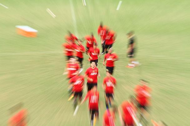 Elenco rubro-negro fez o 'reconhecimento' do gramado e treinou no campo que decidir o ttulo do Estadual