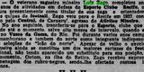 Em 1948, Diario de Pernambuco registra os dez anos de Zago no Sport