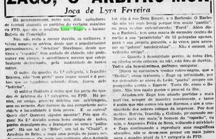 Em 1953, Zago recebe elogios por atuao como rbitro no futebol pernambucano