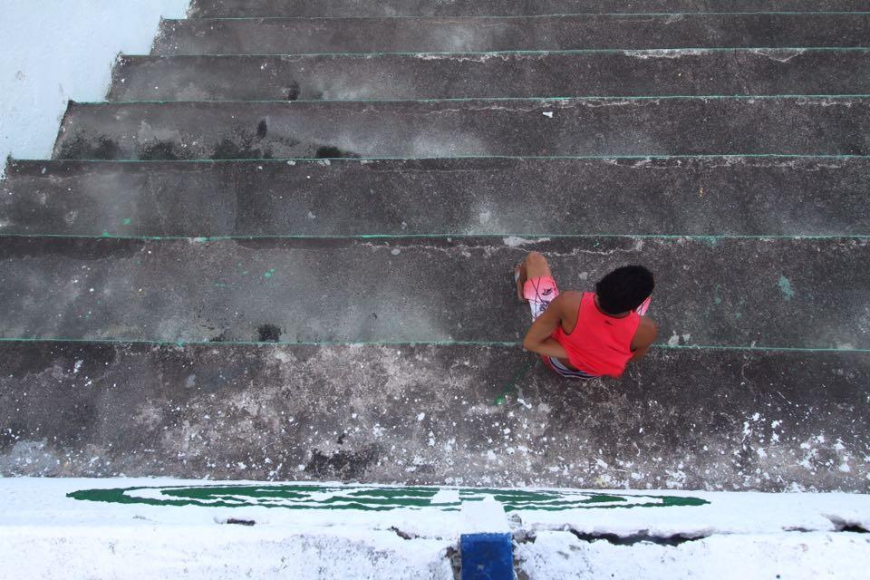 Torcedores de Amrica e Santa Cruz fazem festa no estdio Ademir Cunha, em Paulista