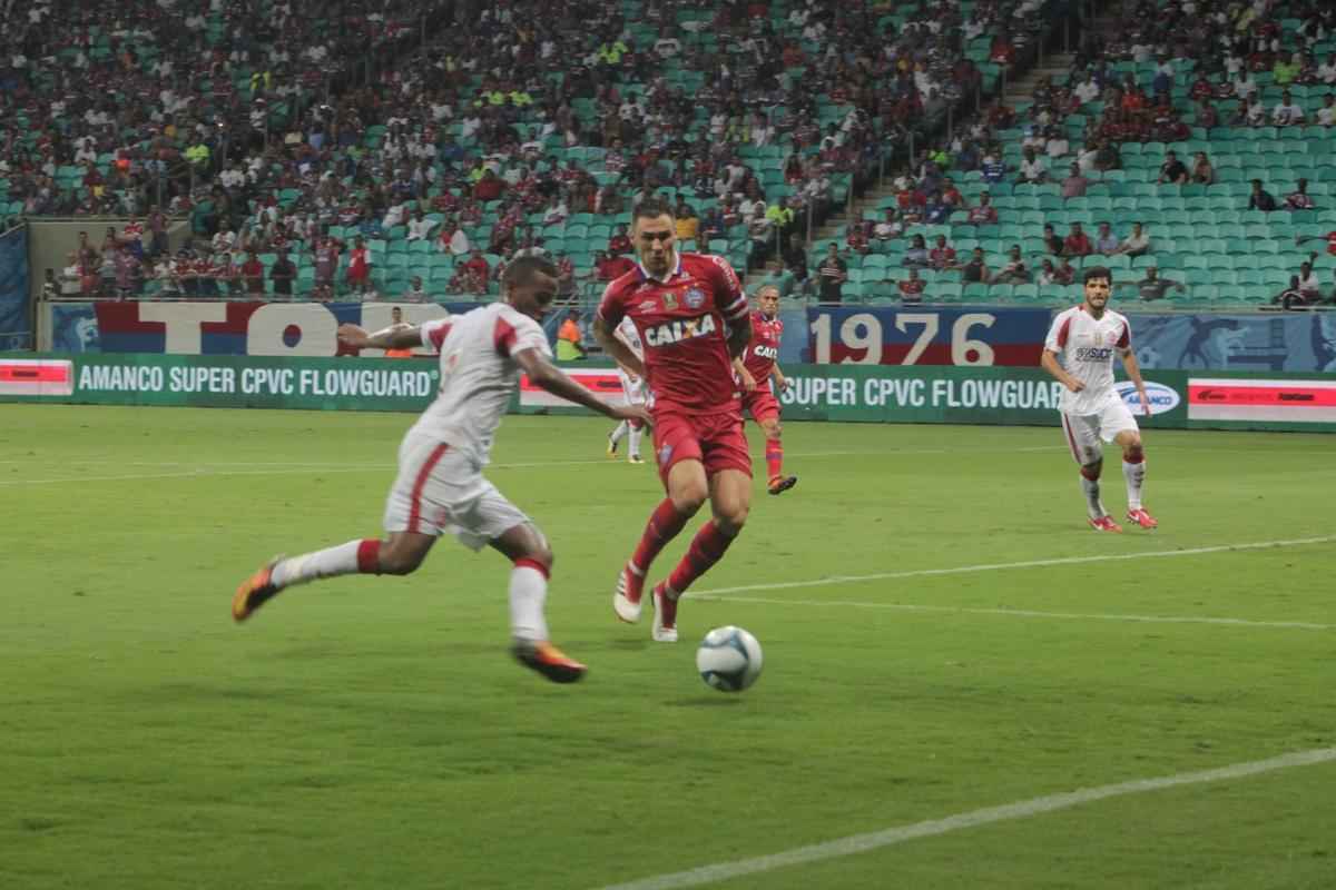 Nutico sofreu para criar na Arena Fonte Nova e acabou derrotado pelo Bahia