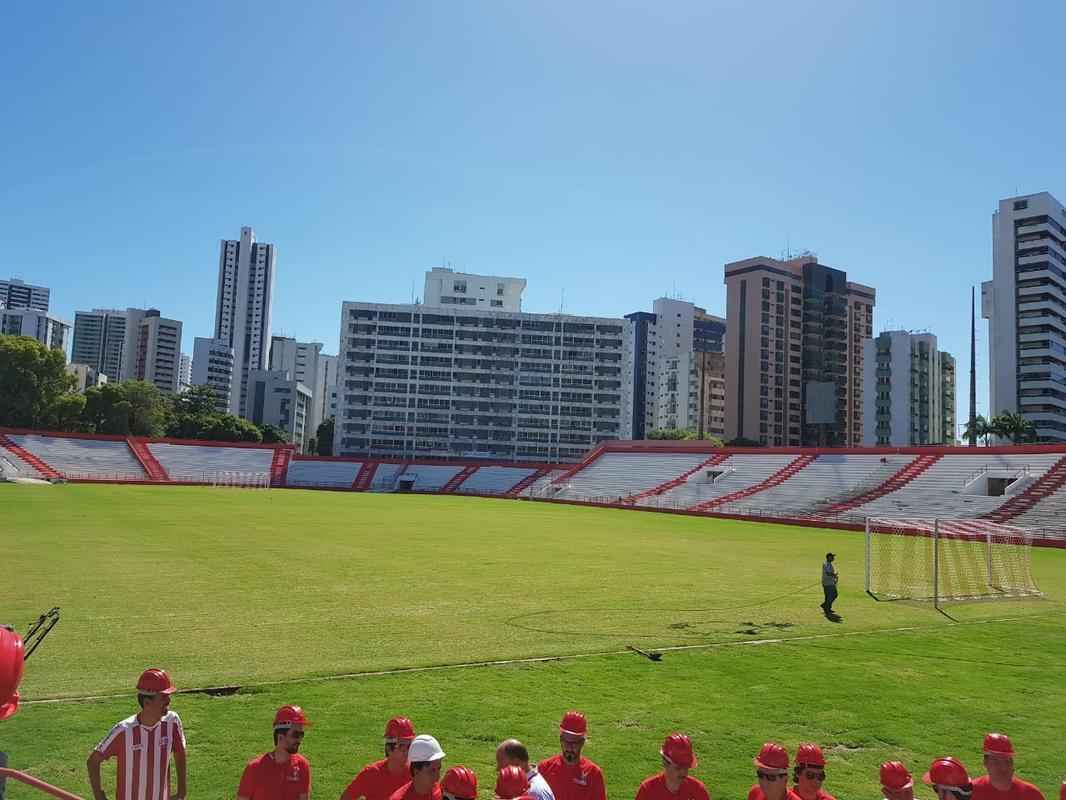 Com boa parte das obras necessrias para a reabertura do estdio j concludas, Nutico inicia nova etapa de arrecadao para finalizar reforma