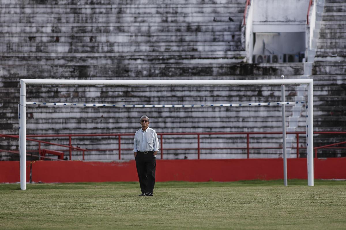 Autor do gol do ttulo em 1968, Ramos atualmente trabalha na recepo do setor de transportes do Ministrio Pblico de Pernambuco