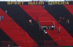 Contra Fluminense, estdio do Sport inaugura nova pintura eleita pela torcida atravs de enquete