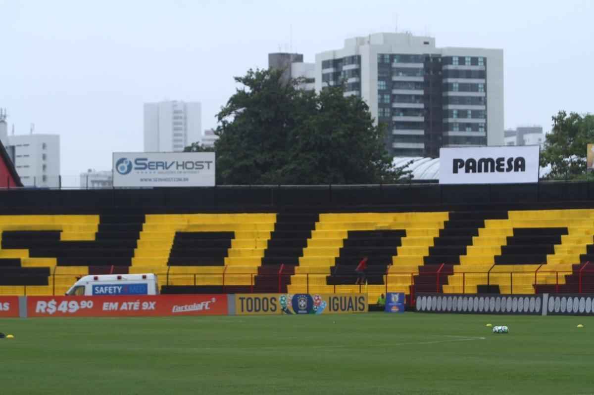 Contra Fluminense, estdio do Sport inaugura nova pintura eleita pela torcida atravs de enquete
