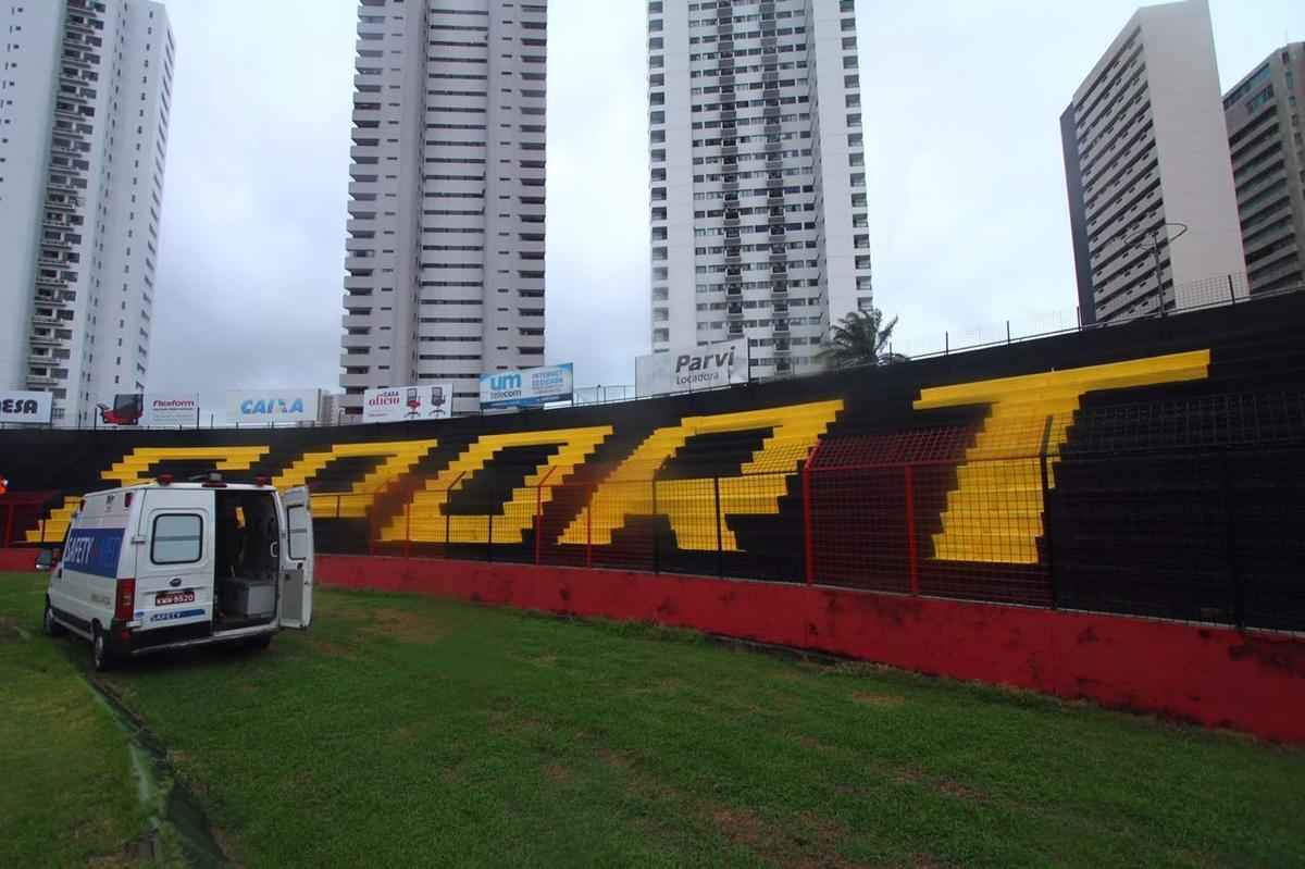 Contra Fluminense, estdio do Sport inaugura nova pintura eleita pela torcida atravs de enquete