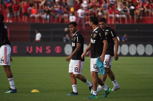 O duelo entre Sport x São Paulo marcou o reencontro dos meio-campistas Diego Souza e Everton Felipe com a torcida do Sport na Ilha do Retiro