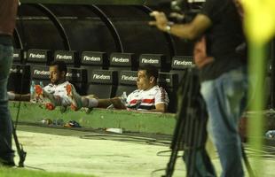 O duelo entre Sport x So Paulo marcou o reencontro dos meio-campistas Diego Souza e Everton Felipe com a torcida do Sport na Ilha do Retiro 