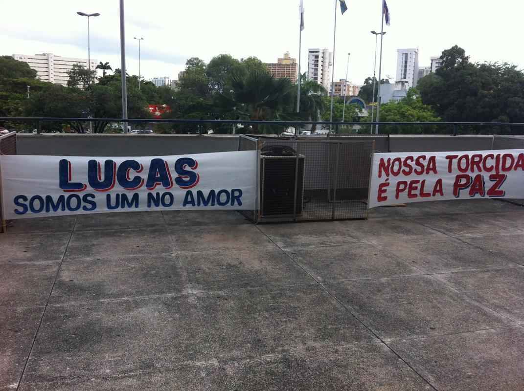 Em 2013, Lucas foi baleado na nunca na frente do estdio dos Aflitos. Nesta segunda-feira, caso vai a jri popular 