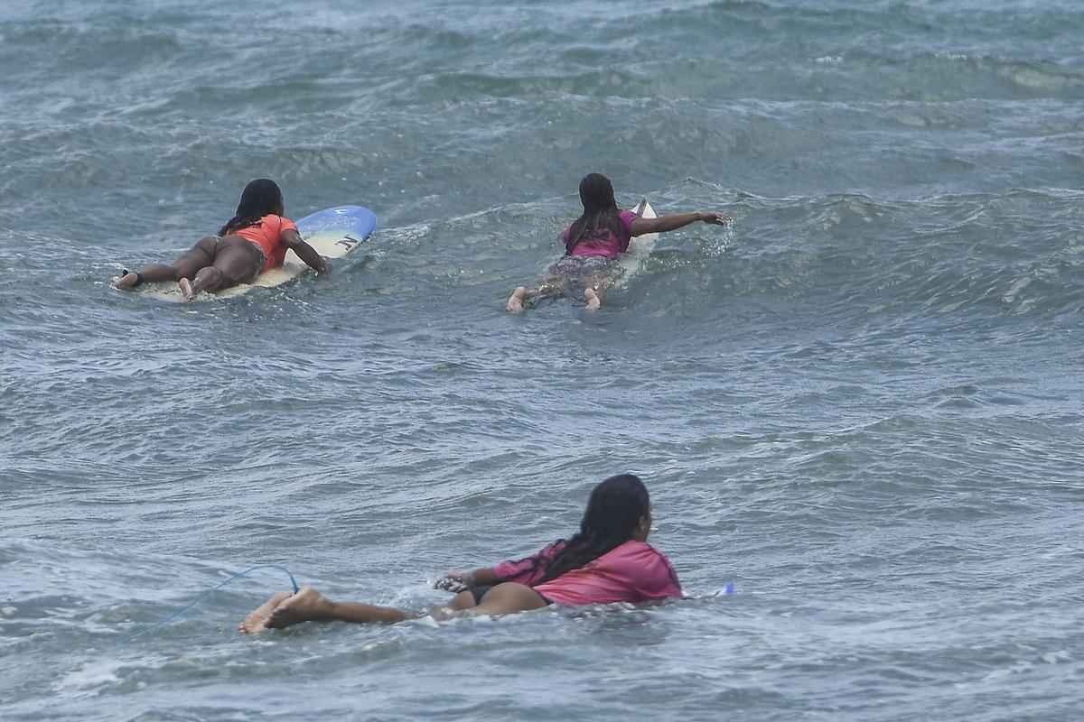 Projeto promove tambm o Maraca Surf Festival Feminino Open, evento dedicado  prtica da modalidade por mulheres