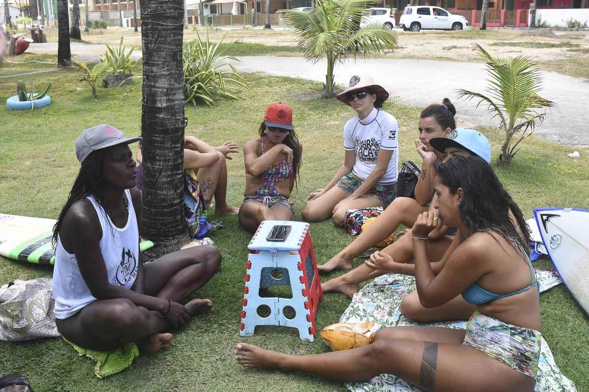 Projeto promove tambm o Maraca Surf Festival Feminino Open, evento dedicado  prtica da modalidade por mulheres