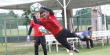 Elenco se reapresentou com trabalho na academia e treino tcnico em campo. Sander, Jair, Marlone e Michel Bastos foram poupados da atividade