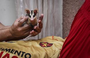 Diego Pereira, de 26 anos, optou pelo animal por gostar da espcie, independentemente de ser o mascote do maior rival 