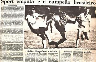 1990 - Classificao contra um velho rival e ttulo na Ilha

Com o rebaixamento no Campeonato Brasileiro do ano anterior, com penltima colocao, o Sport disputava pela primeira vez a Srie B em 1990. Mas retornaria em grande estilo  elite nacional, conquistando o ttulo na final contra o Athletico Paranaense (empates por 1 a 1 em Curitiba e por 0 a 0, na Ilha do Retiro). No entanto, o acesso veio antes. E diante de um velho conhecido. Adversrio na final do Brasileiro de 1987, o Guarani mais uma vez cruzou o caminho leonino. 

Na ltima rodada do quadrangular semifinal, que classificaria apenas o primeiro colocado para a final (e consequentemente para a Srie A), o Sport fez um confronto direto contra o Bugre, em Campinas, precisando apenas de um empate. E foi o que aconteceu. Mas no sem sofrimento. 

Com apenas a vitria interessando, o Guarani abriu o placar aos 32 minutos do primeiro tempo. O gol do empate e do acesso s veio aos 28 minutos do segundo tempo, com um jovem atacante prata da casa Srgio Alves (viria a ser dolo no Cear), aproveitando rebote do goleiro Srgio Neri. 

Sport
Paulo Victor; Lopes, Alton, Mrcio Alcntara e Glauco; Agnaldo (Jocio), Alencar e Marcos Vincius; Mirandinha (Fbio), Srgio Alves e Neco. Tcnico: Brida.