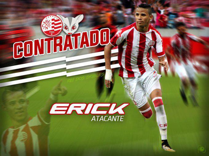 Voltando para o N�utico ap�s dois anos, o atacante Erick acertou com o clube apenas at� o fim do primeiro semestre. Os direitos do jovem est�o ligados ao Braga, de Portugal, mas ele retorna ao clube reemprestado pelo, tamb�m lusitano, Gil Vicente.