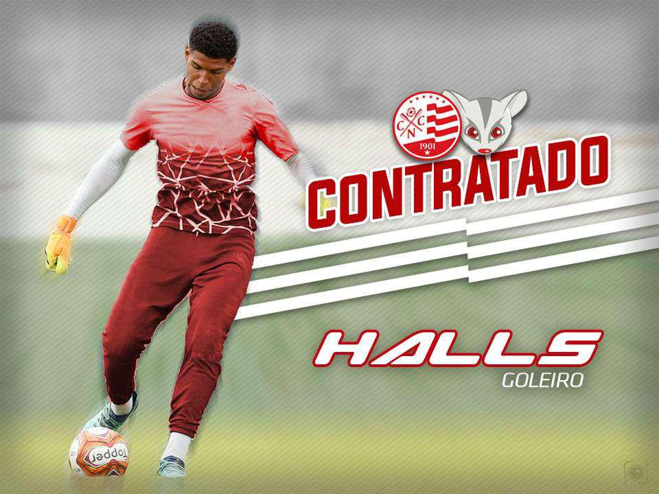 Jogador de 21 anos, Halls foi contratado ap�s as festividades do Reveillon. Goleiro da base do Vasco desde 2015, Halls chegou �s semifinais do Carioca de 2019 e do Brasileiro sub-20 pelo Cruzmaltino. No elenco do Timbu, Halls chega como a terceira op��o para assumir o gol, que possui Jefferson, titular absoluto na equipe, e Marc�o, outro rec�m-contratado pelo N�utico 