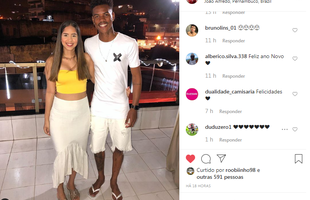 Mais uma das apostas do clube alvirrubro, o volante Wagninho comemorou a chegada de 2020 no interior do estado pernambucano, na cidade de Joo Alfredo