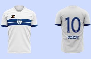 Segundo uniforme do time do Deciso, da cidade de Bonito. Em 2019, o clube foi campeo da Srie A2