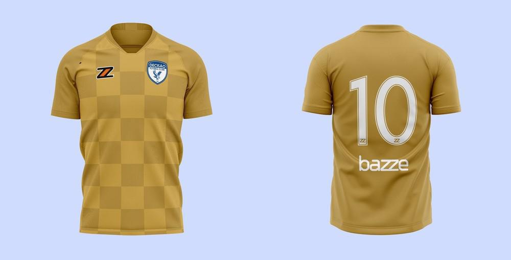 Terceiro uniforme do time do Deciso, da cidade de Bonito. Em 2019, o clube foi campeo da Srie A2