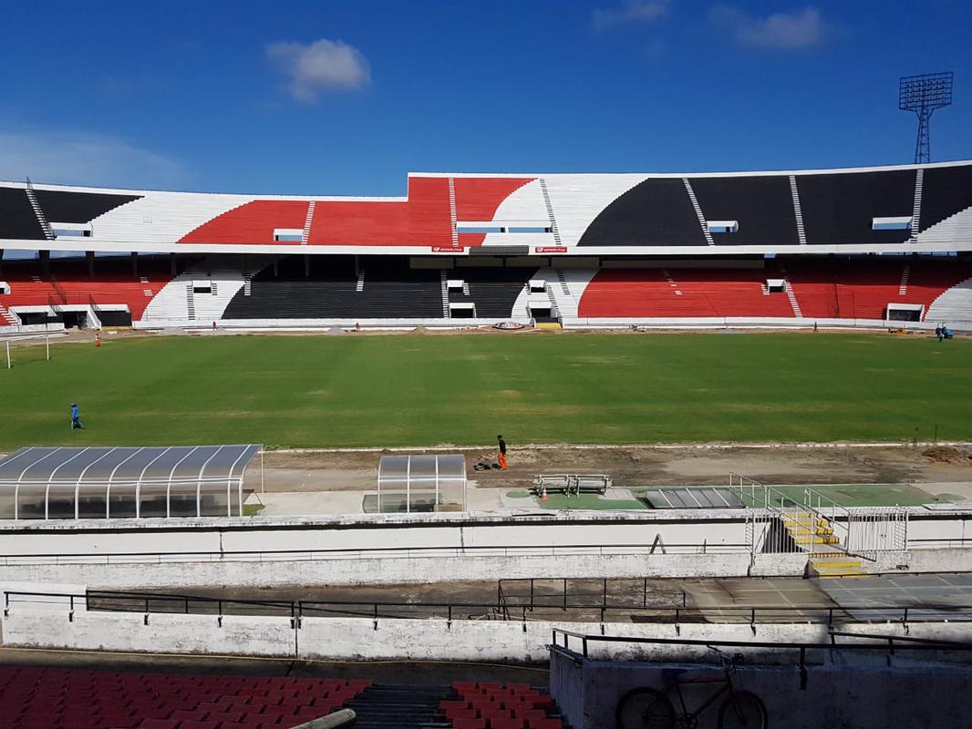 Estreia do Arruda na temporada 2020 acontece no sbado, s 19h, em um jogo do Santa Cruz pelo Campeonato Pernambucano, contra o Petrolina. Equipe corre contra o tempo para finalizar pintura e obra a tempo do jogo.