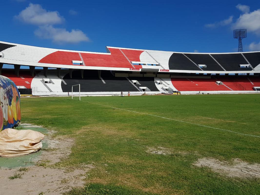 Estreia do Arruda na temporada 2020 acontece no sbado, s 19h, em um jogo do Santa Cruz pelo Campeonato Pernambucano, contra o Petrolina. Equipe corre contra o tempo para finalizar pintura e obra a tempo do jogo.
