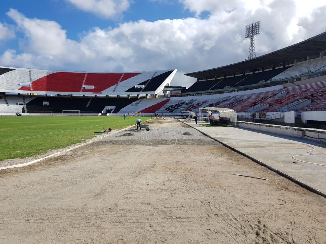 Estreia do Arruda na temporada 2020 acontece no sbado, s 19h, em um jogo do Santa Cruz pelo Campeonato Pernambucano, contra o Petrolina. Equipe corre contra o tempo para finalizar pintura e obra a tempo do jogo.