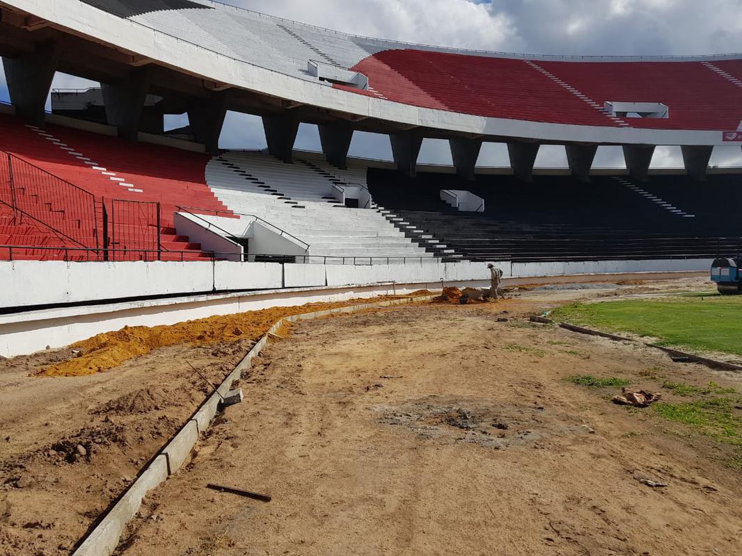 Estreia do Arruda na temporada 2020 acontece no sbado, s 19h, em um jogo do Santa Cruz pelo Campeonato Pernambucano, contra o Petrolina. Equipe corre contra o tempo para finalizar pintura e obra a tempo do jogo.