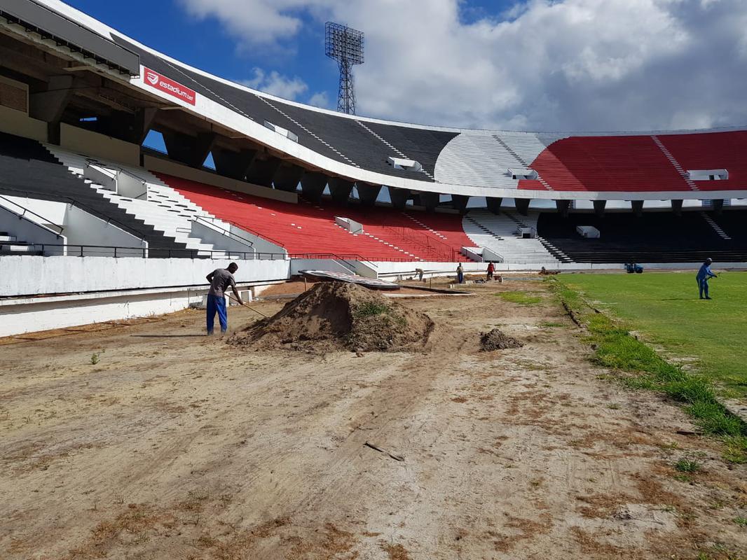 Estreia do Arruda na temporada 2020 acontece no sbado, s 19h, em um jogo do Santa Cruz pelo Campeonato Pernambucano, contra o Petrolina. Equipe corre contra o tempo para finalizar pintura e obra a tempo do jogo.