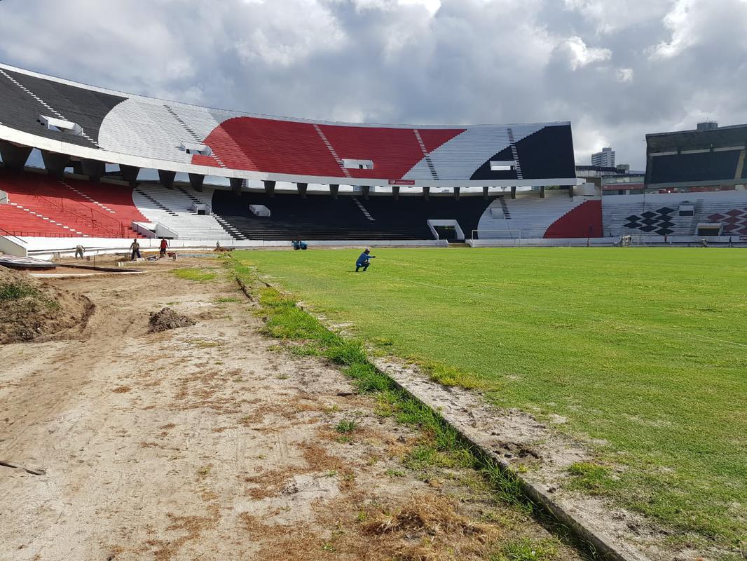 Estreia do Arruda na temporada 2020 acontece no sbado, s 19h, em um jogo do Santa Cruz pelo Campeonato Pernambucano, contra o Petrolina. Equipe corre contra o tempo para finalizar pintura e obra a tempo do jogo.