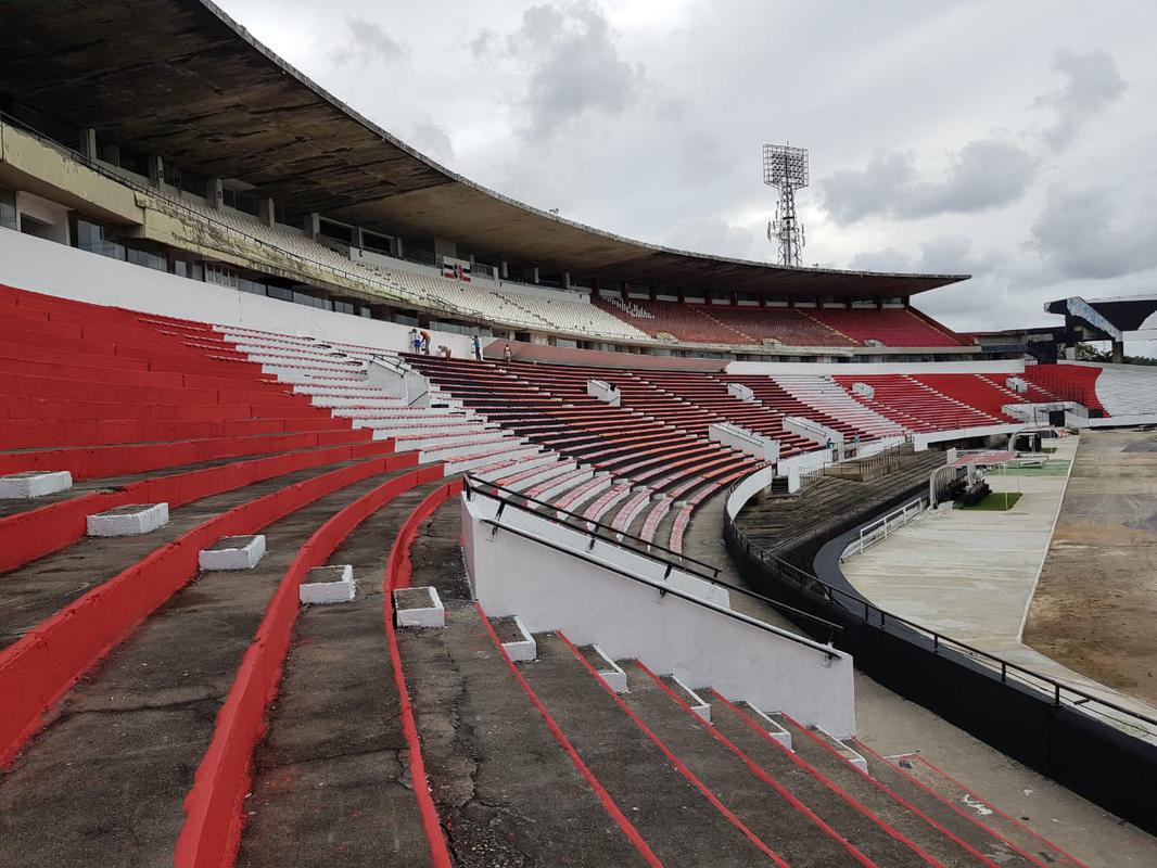 Estdio do Arruda est em fase final de obras de requalificao e de pintura