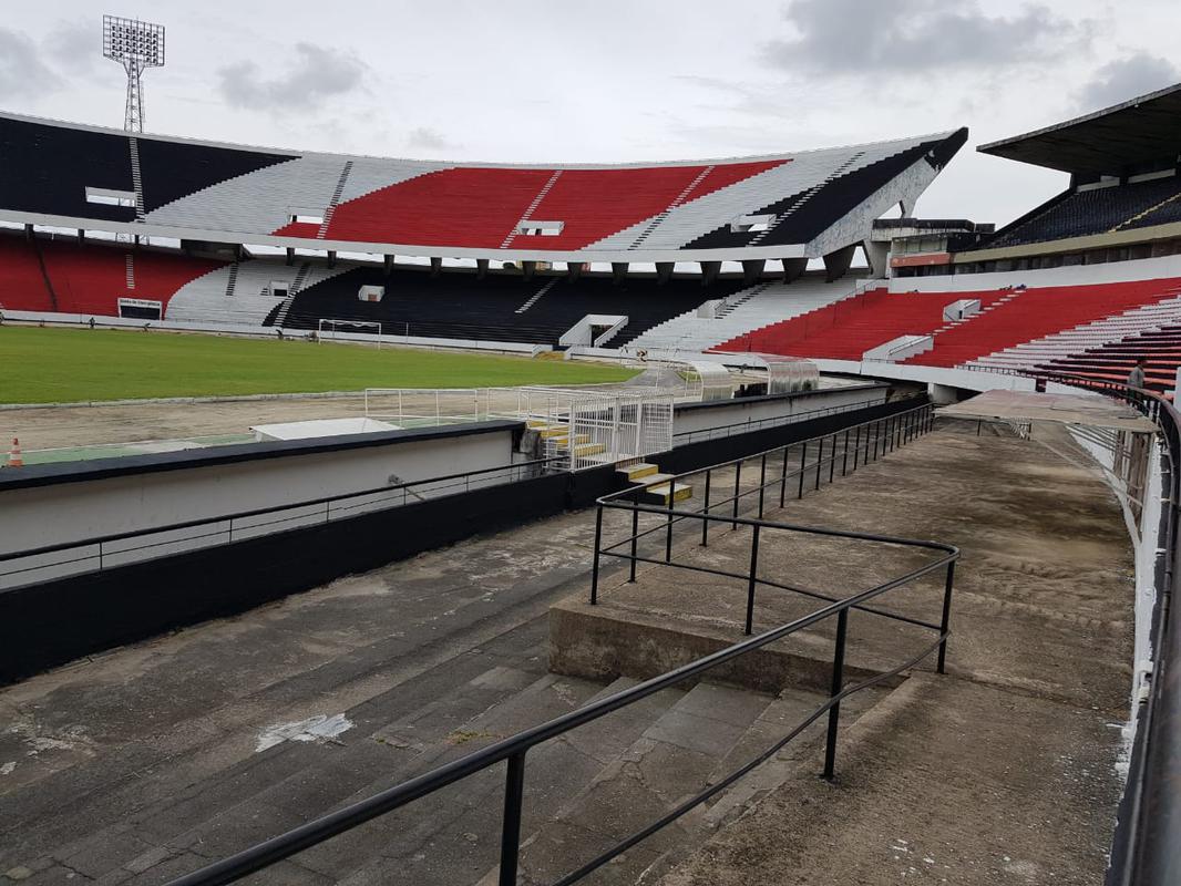 Estdio do Arruda est em fase final de obras de requalificao e de pintura