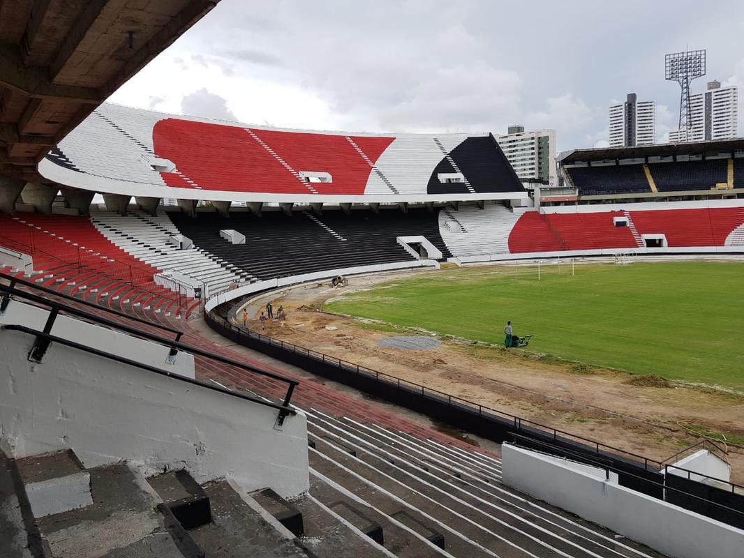Estdio do Arruda est em fase final de obras de requalificao e de pintura