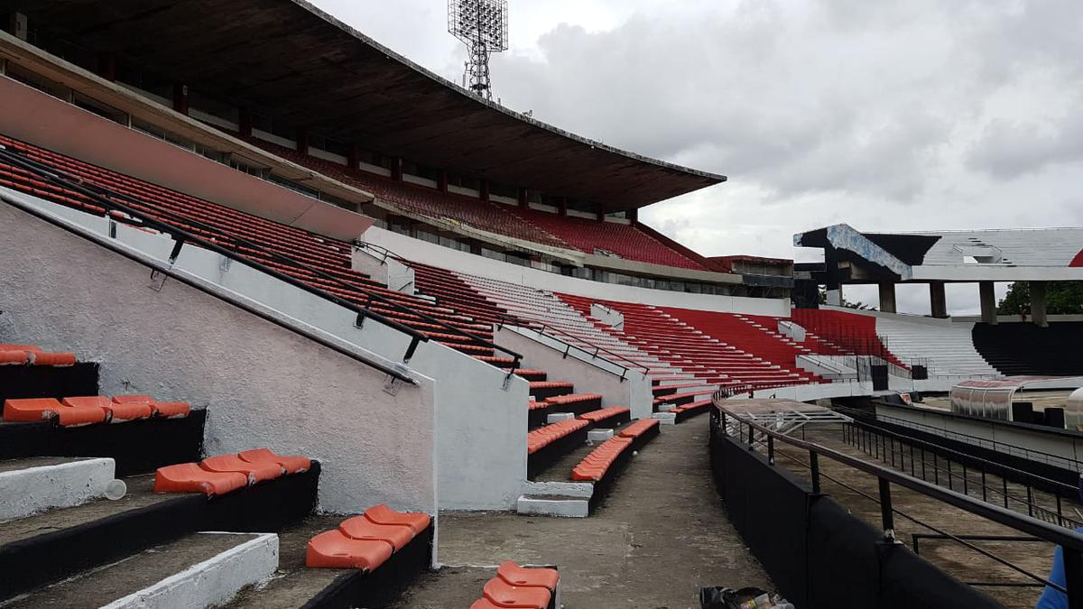 Estdio do Arruda est em fase final de obras de requalificao e de pintura