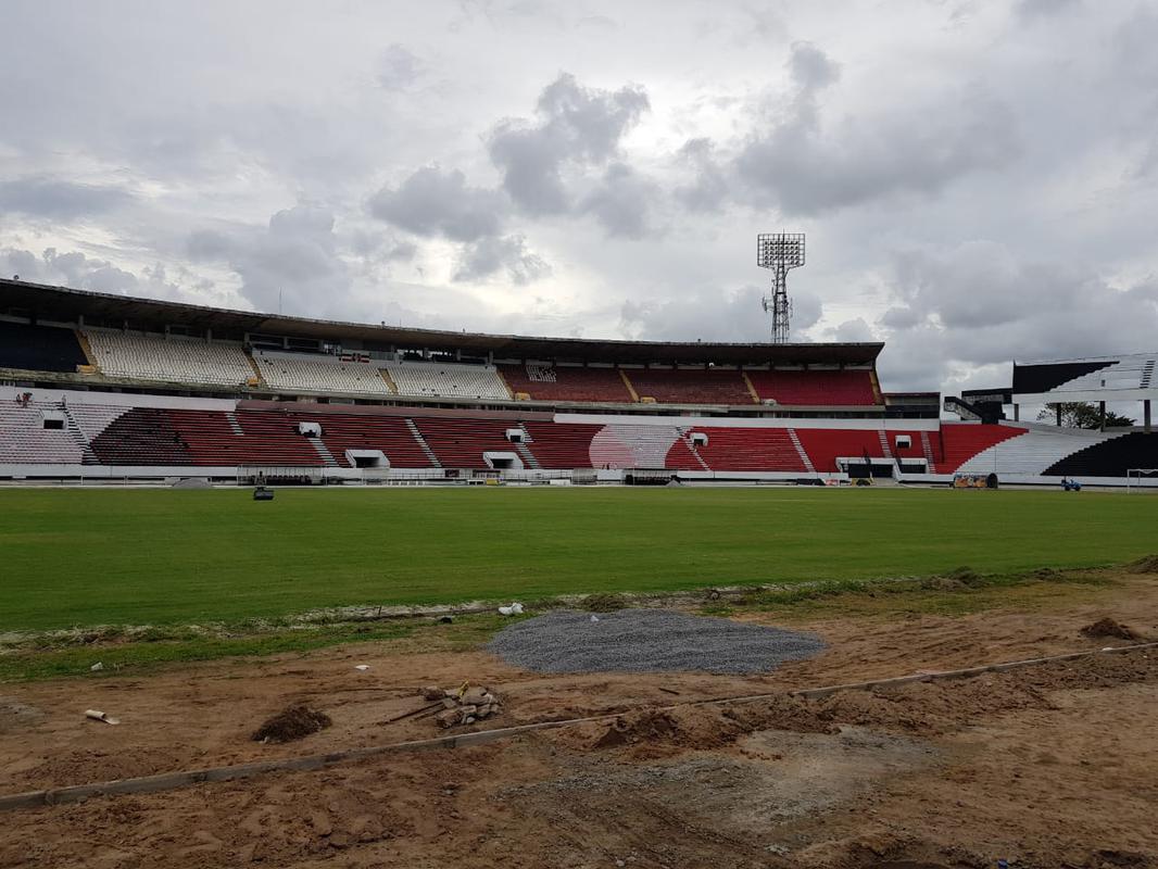 Estdio do Arruda est em fase final de obras de requalificao e de pintura