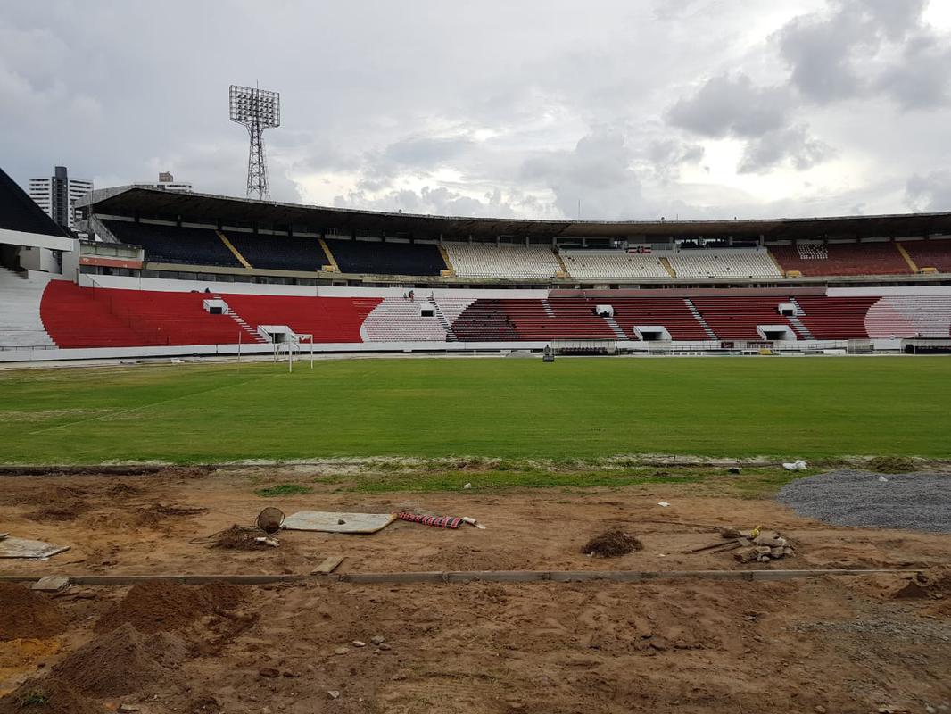 Estdio do Arruda est em fase final de obras de requalificao e de pintura