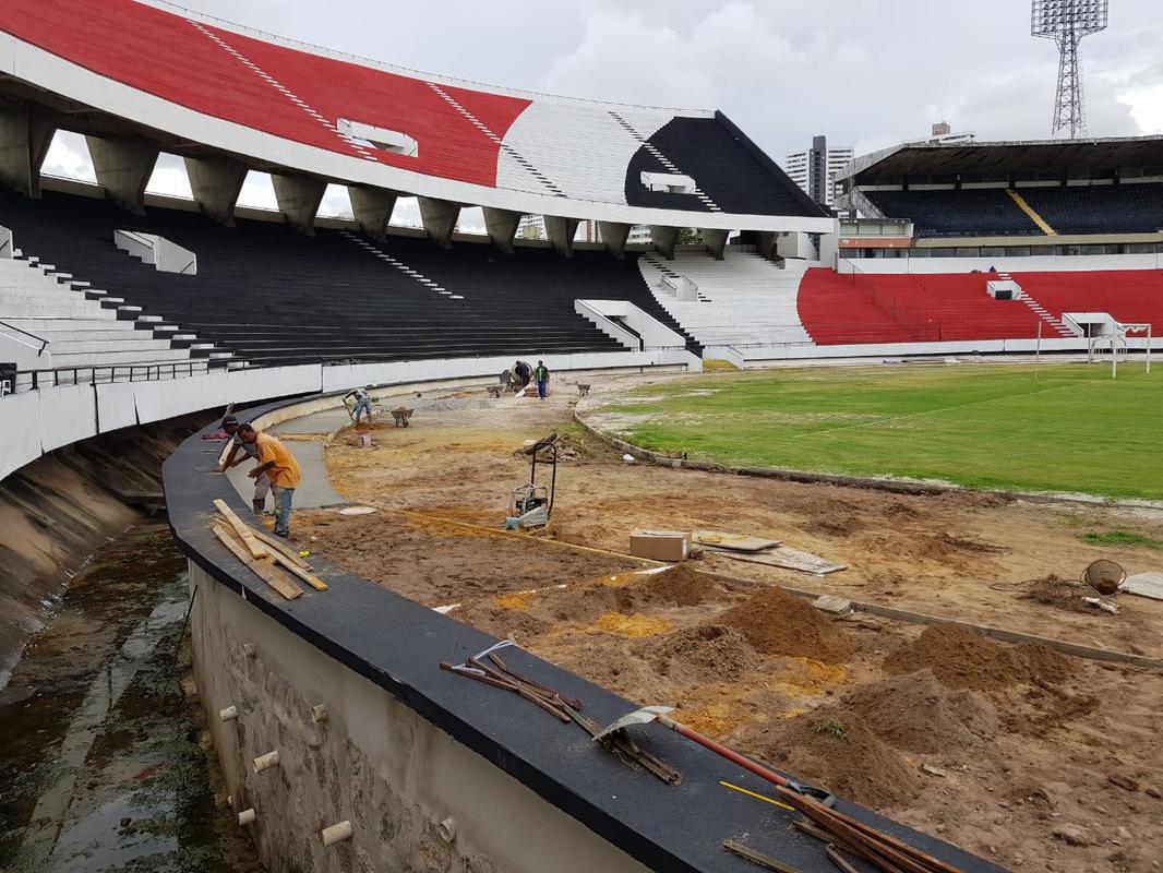 Estdio do Arruda est em fase final de obras de requalificao e de pintura