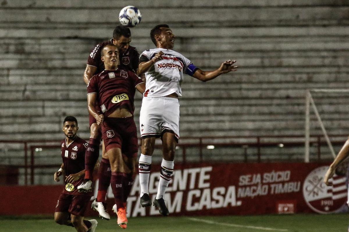 Em partida disputada nos Aflitos, Nutico faz estreia no Nordesto 2020 contra o River-PI, que  comandado por Mrcio Goiano, tcnico que antecedeu Gilmar Dal Pozzo no Timbu