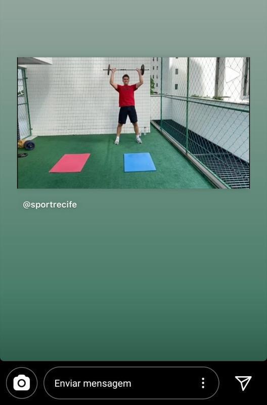 O goleiro do Sport, Luan Polli, apareceu nas redes sociais do Leo da Ilha para reforar as orientaes de preveno ao covid-19 e compartilhar seu treino durante a quarentena.
