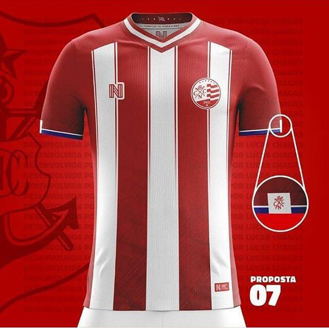Aps lanamento de concurso no ltimo dia 25, torcedores do Nutico tm projetado novos uniformes para o clube e postado nas redes sociais