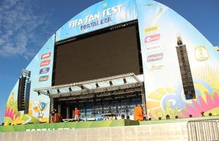 Fan Fest de Fortaleza foi a primeira a ser inaugurada para a Copa 2014