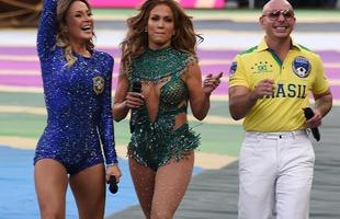 Show de Jennifer Lopez, Claudia Leitte e Pitbull na abertura da Copa do Mundo com a msica 'We Are One (Ole Ola)'