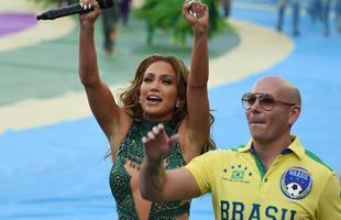 Show de Jennifer Lopez, Claudia Leitte e Pitbull na abertura da Copa do Mundo com a msica 'We Are One (Ole Ola)'