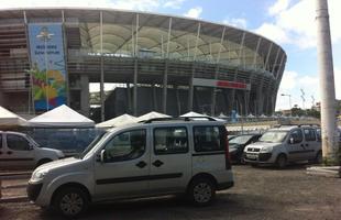 Arena Fonte Nova recebe torcedores de vrios pases