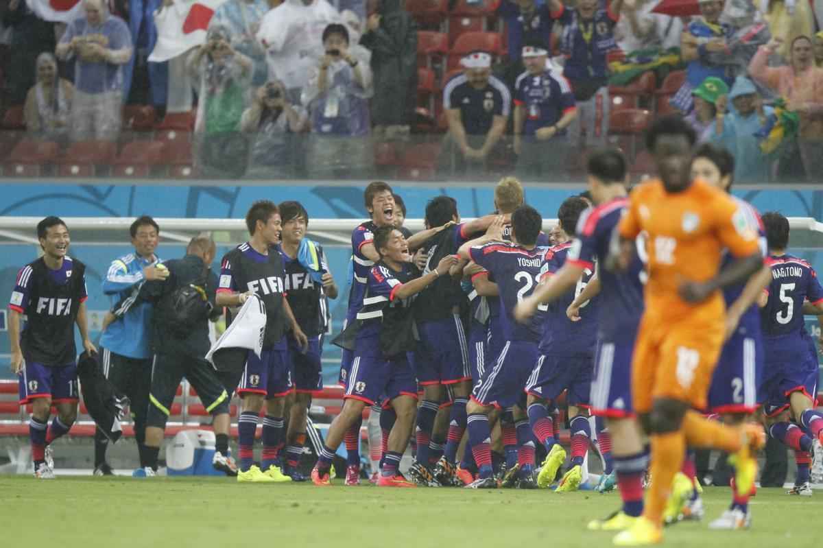 Costa do Marfim venceu o Japo de virada na Arena Pernambuco