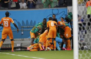 Costa do marfim venceu o Japo de virada na Arena Pernambuco